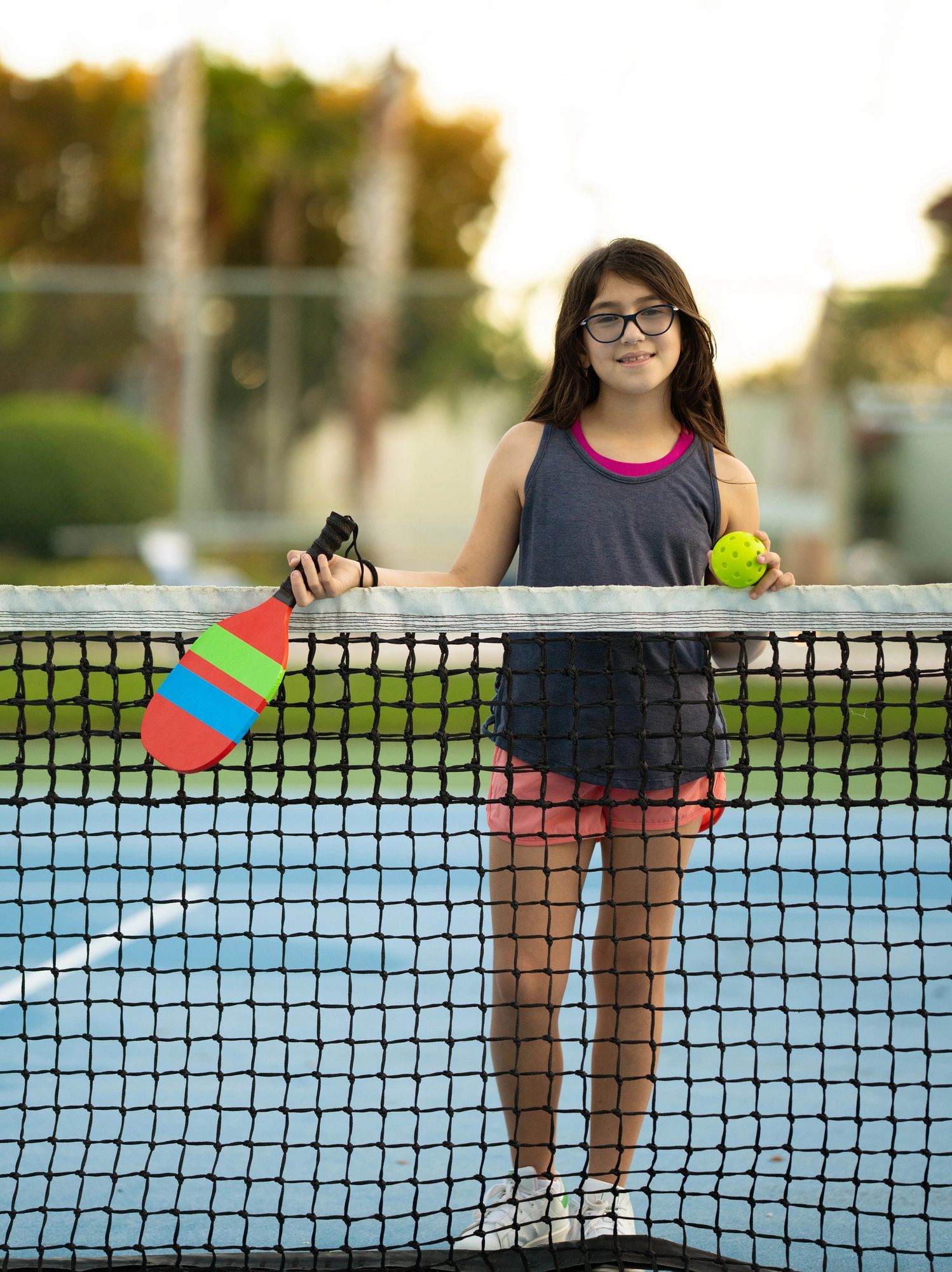Olympic Gold Tennis Medalist, Belinda Bencic with Gordon G.G. Gebert Pickleball Slam Master Pro