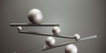 spheres balanced on dynamically on dowls