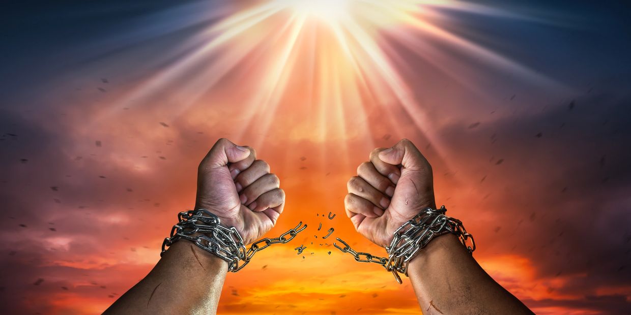 Chains breaking, healing from ritual abuse