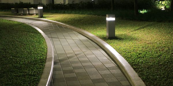 Custom paver sidewalks