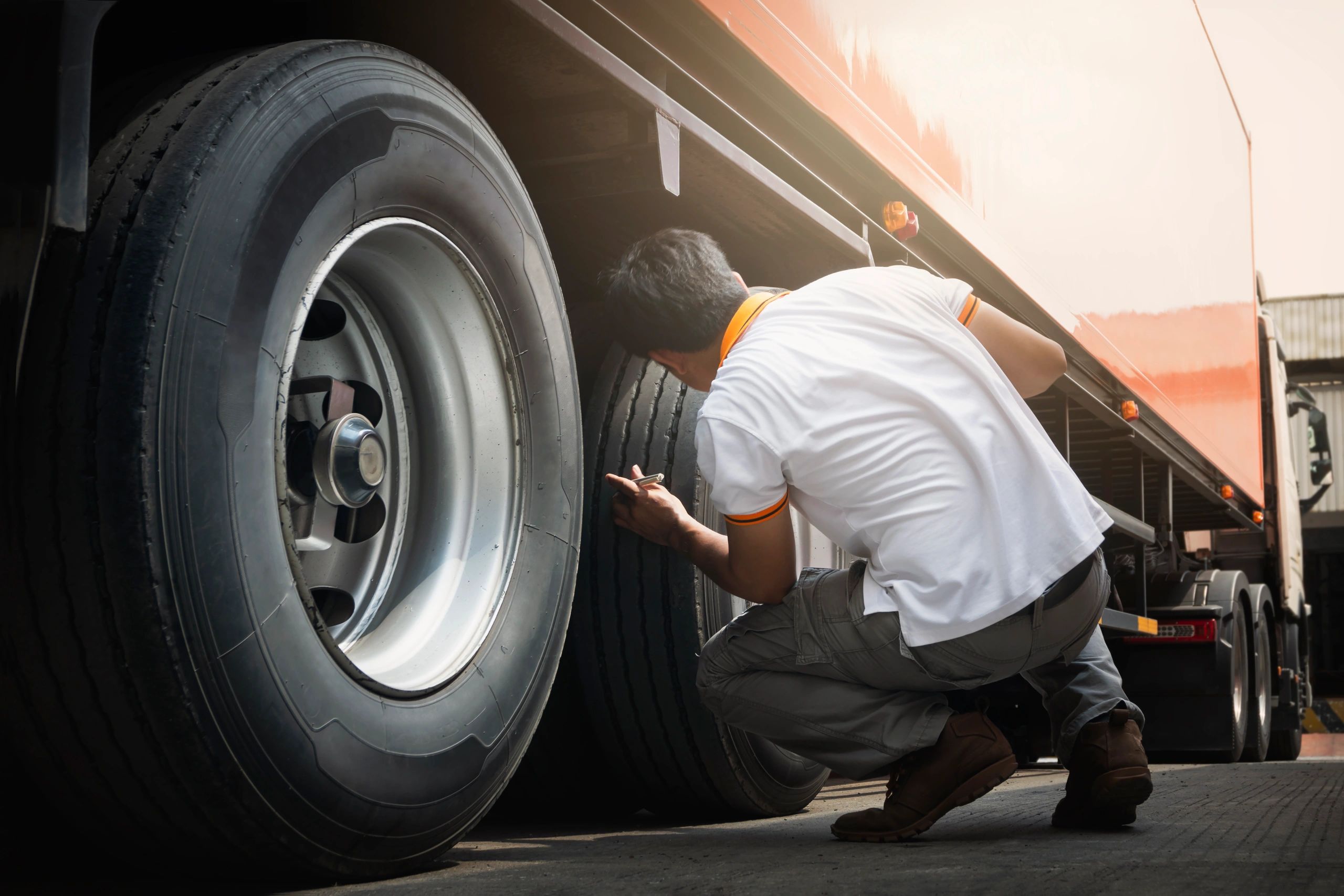 Mobile Truck Wheel Alignment Wetherill Park | AK Heavy