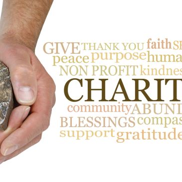 Image showing various words including the word "Charity"
