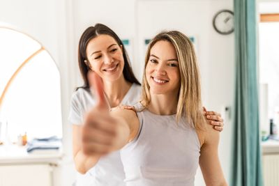Patient at Prairie Chiropractic.