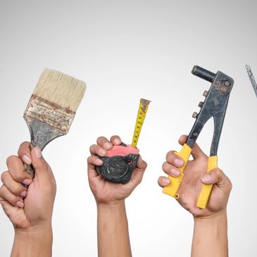 Our other services - power washing, fence repair & painting, lawn mowing, and other odd jobs.