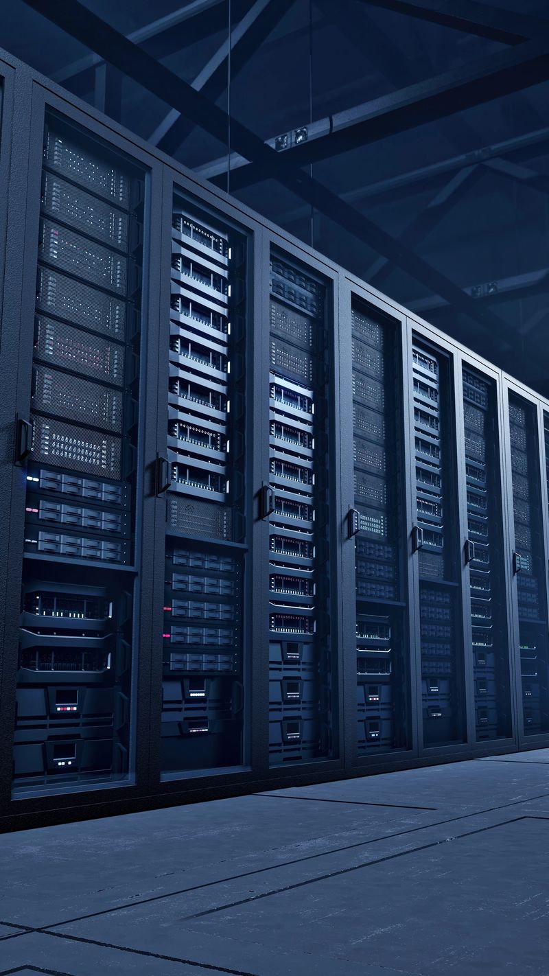 Server Room, Data Center, Artificial Intelligence, 5G Technology, Technology