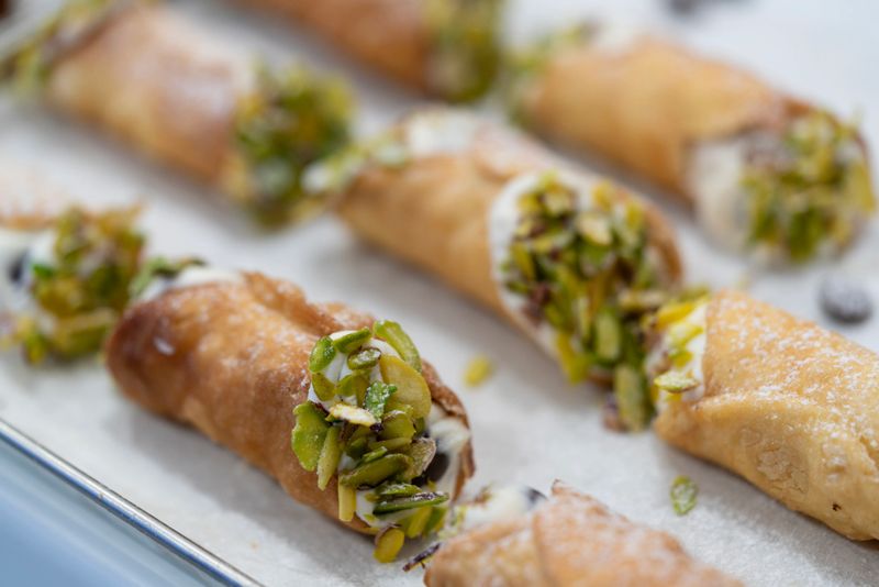 Delicious Italian dessert with mascarpone cheese