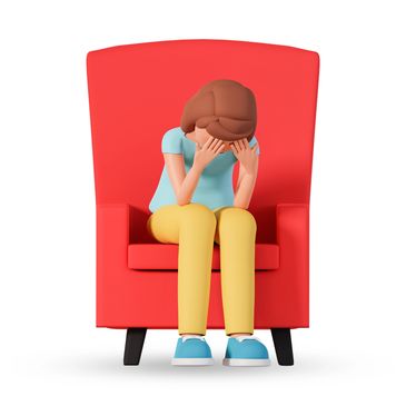 Person sitting alone, experiencing grief and loss