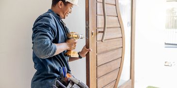 Licensed handyman for door repairs. Fixing hinges, alignment, and frame issues fast.