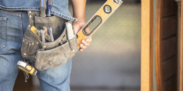 A handyman toolbelt