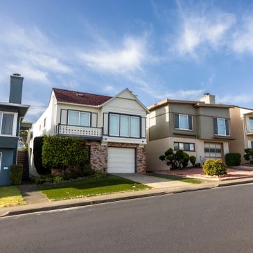 Bay Area homes in a residential neighborhood represented by United Realty Pro