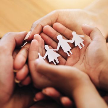 Community in support and care.