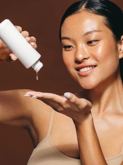 woman receiving a facial in Mill Creek 