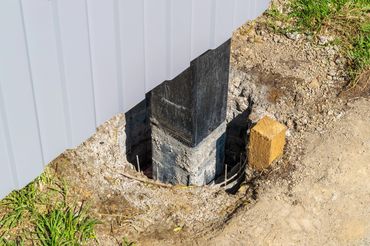 setting piers for support
