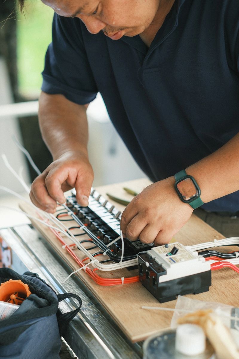 CU / Electrician works