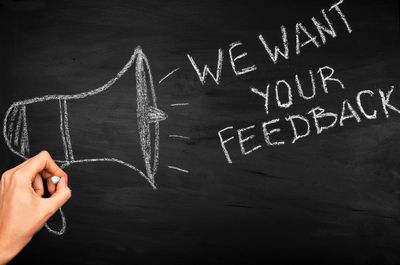 We want your feedback