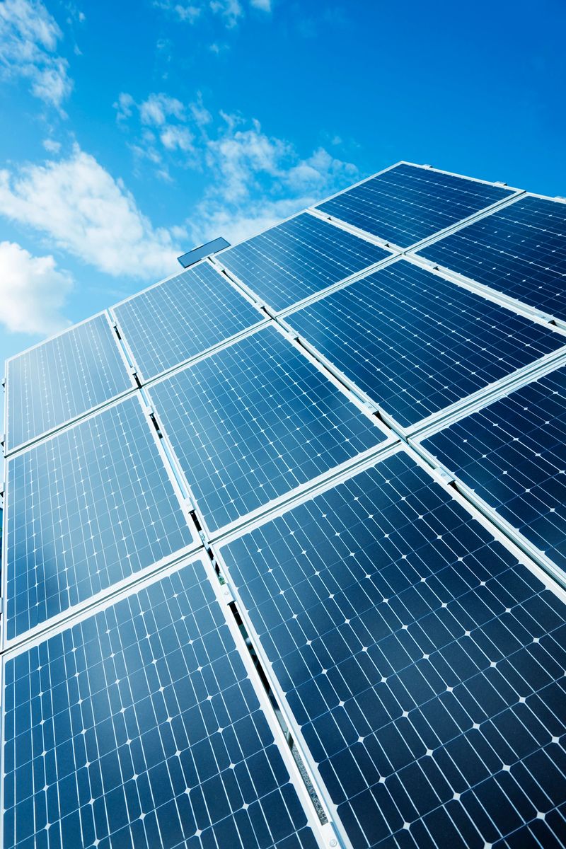Photovoltaic solar panels for generating electricity