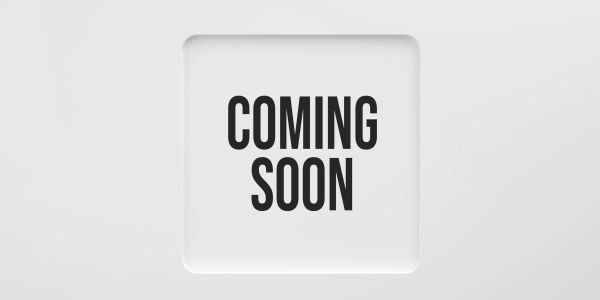 Coming soon message in black text on white background.