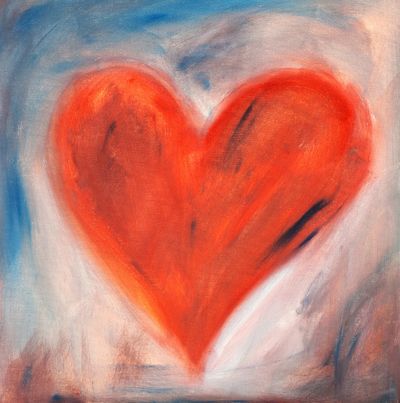 Abstract heart representing healing and emotional connection in reparenting and attachment therapy