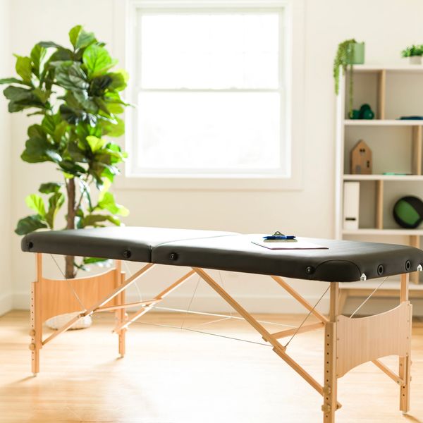 A massage table