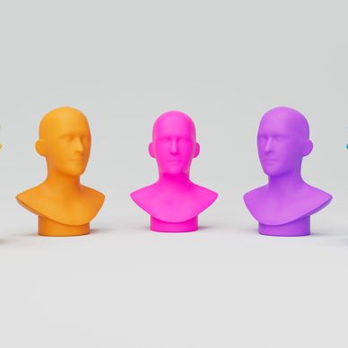 A serene landscape featuring a tranquil lake surrounded by mountains and lush greenery under a clear blue sky.