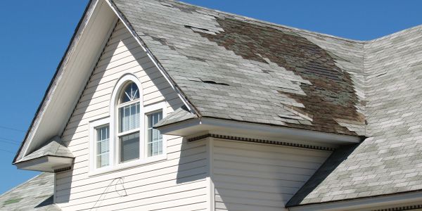 Storm damage repair service offering insurance claims, high-quality work, and free estimates.