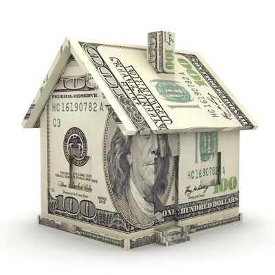 House made of hundred-dollar bills.