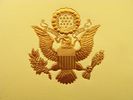 The Great Seal of the United States embossed.