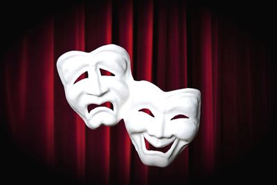 comedy and drama masks theatre director plays Boston theatre