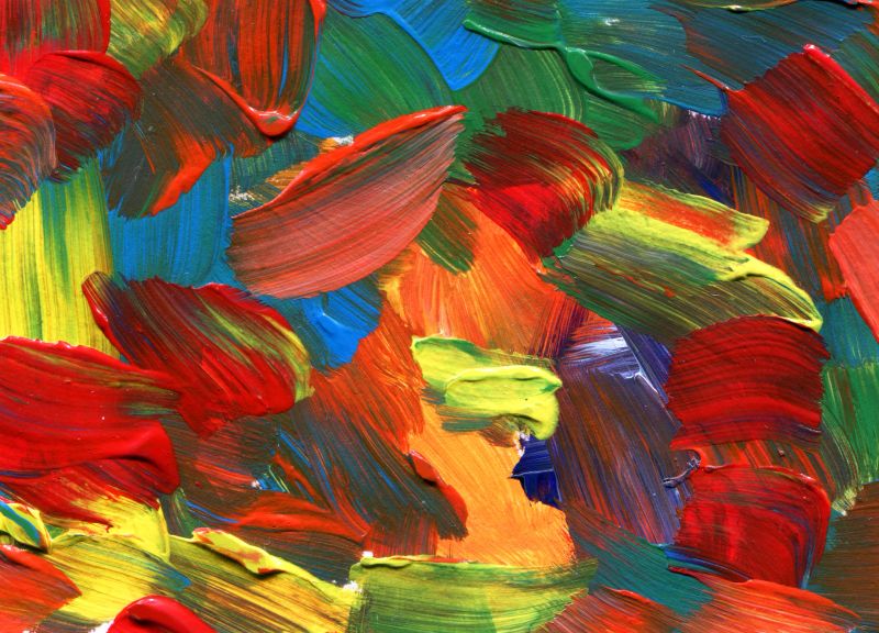 colorful textured Abstract Paint