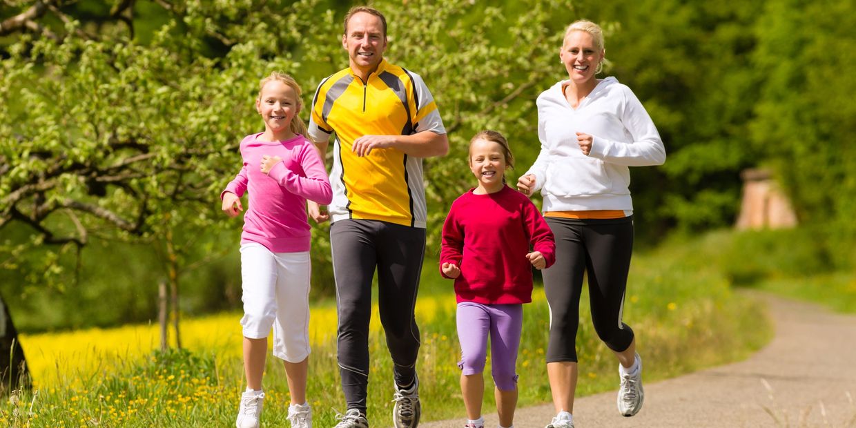 An inclusive family fitness session.