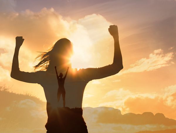 woman standing strong