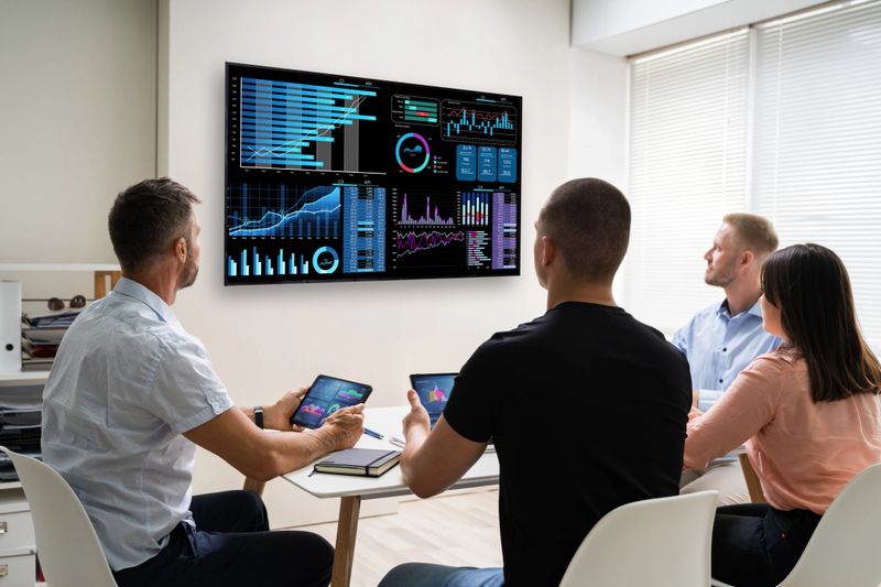 Online Video Conference Training Business Meeting In Office