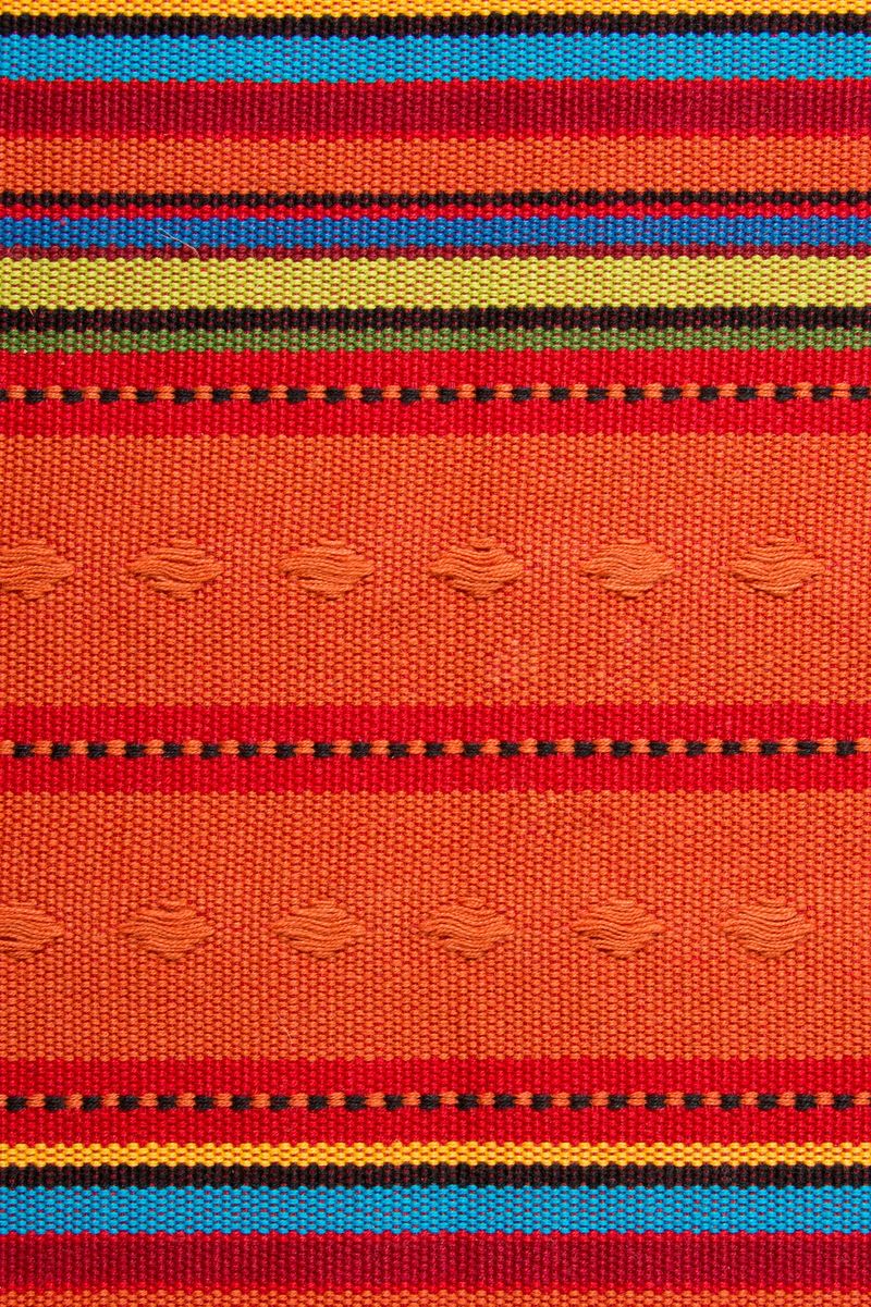 Textile Detail with Latin American Color Pattern