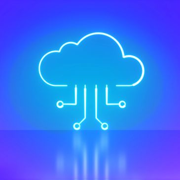 Cloud solutions icon