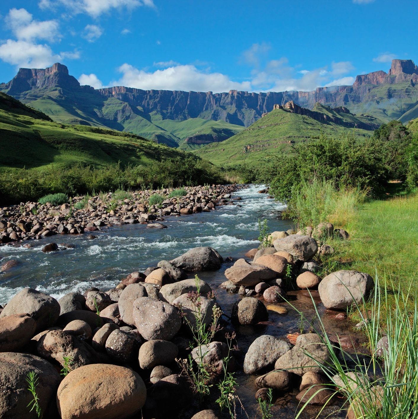 The drakensberg mountains.