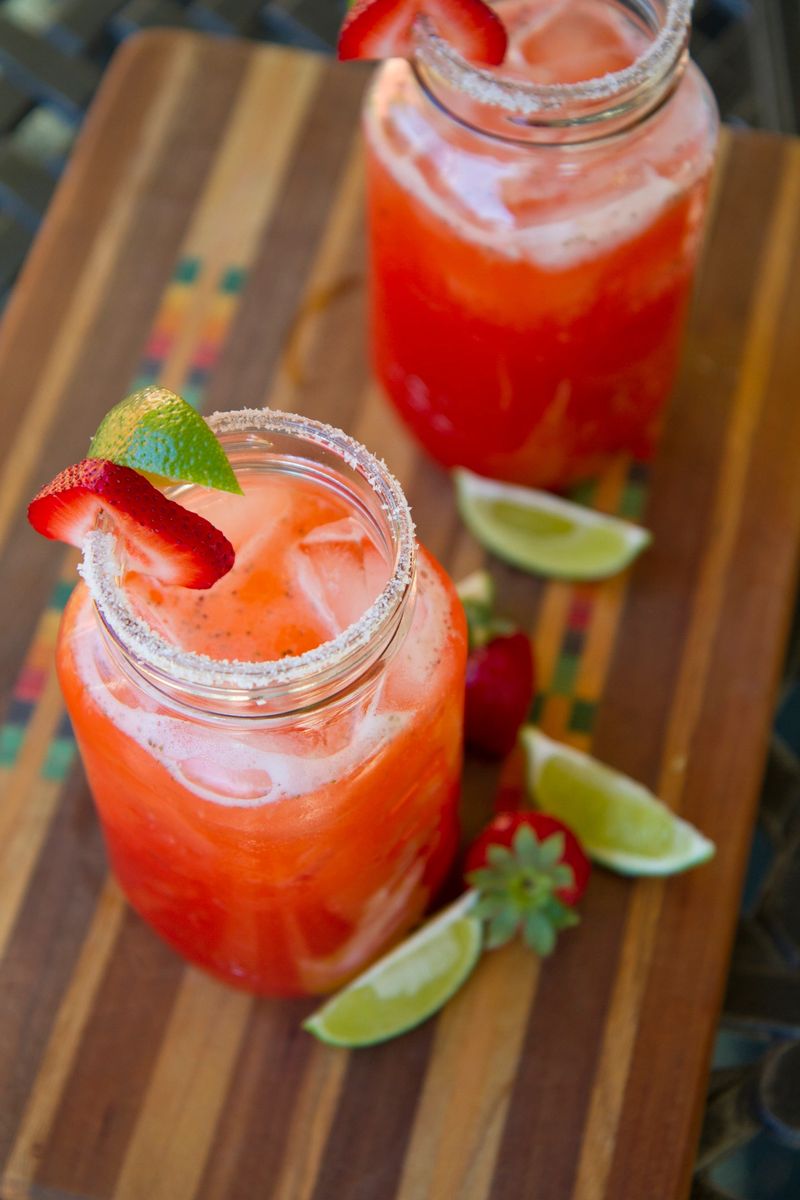 Strawberry-Lime Cocktail
