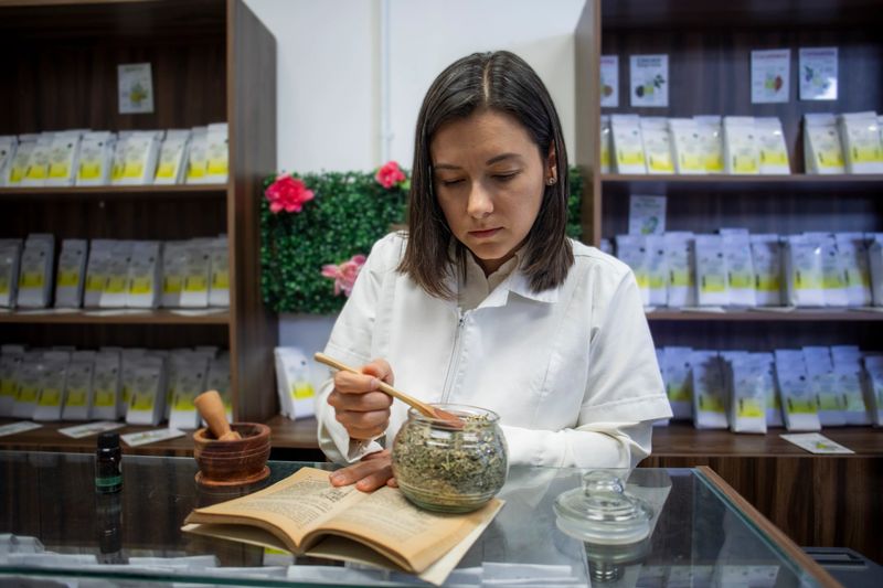 Elaborate tea preparation