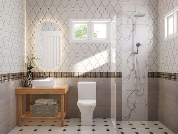 Beautiful bathroom tile design ideas!