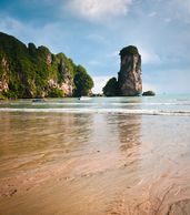 Longtail boats in Thailand.