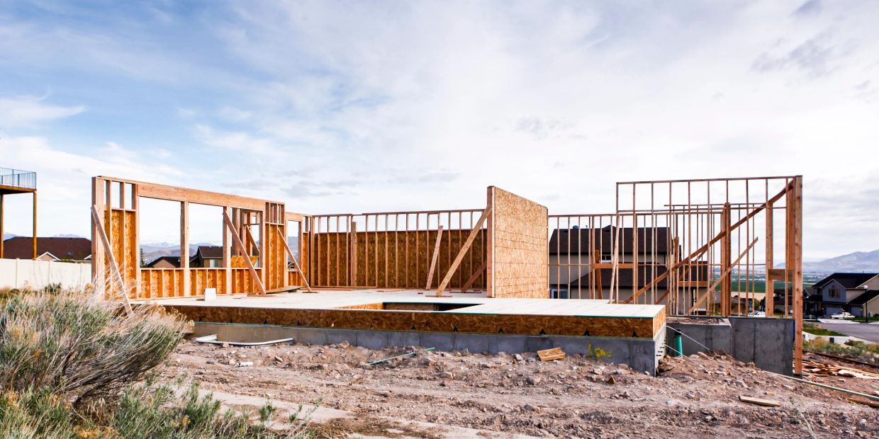 Family working on a new home project.