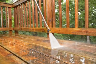 deck and porch pressure washing