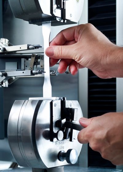 Tensile Test per ASTM D638, ASTM D1623. Physical Properties testing In Building Material Testing Lab