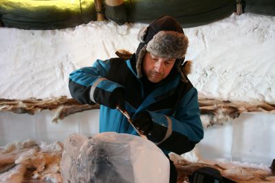 Ice sculpture art