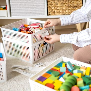 Tag and Categories things to be easily reach and found , organise into clear shelves