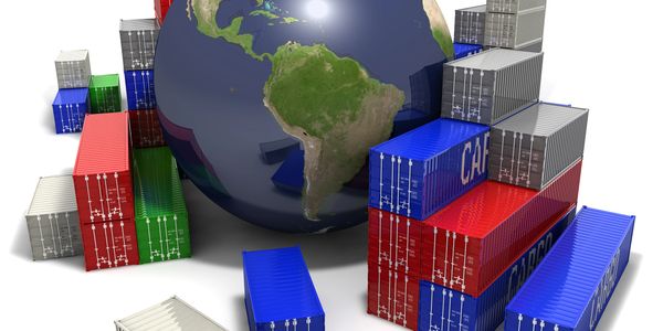 Global transfer with container