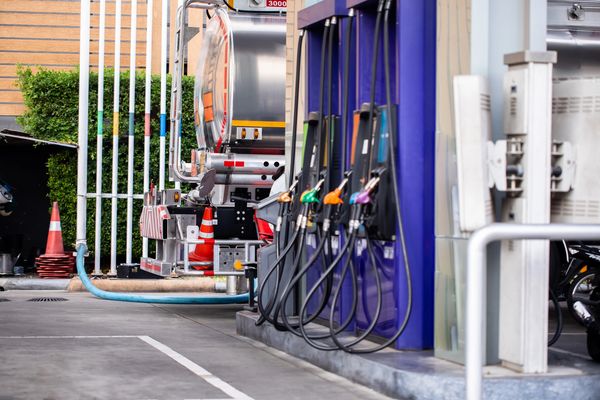 gasoline pumps