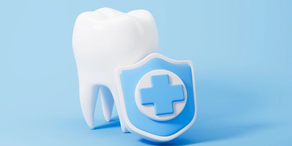 Tooth with Sheild to protect our patients from high dental prices