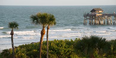Beachfront hotel on Cocoa Beach