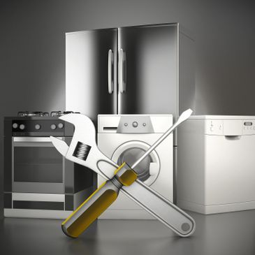 fixing freezer, oven, washing machine and dishwasher