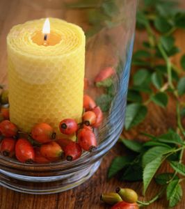 Natural Beeswax Candles